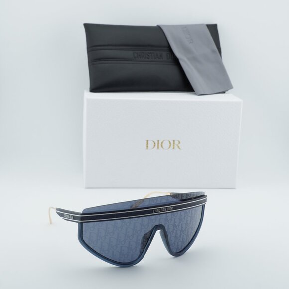 Exclusive Sale! Dior DIORCLUB M2U 31B8 Shield Sunglasses - Matte Navy Blue main image 13